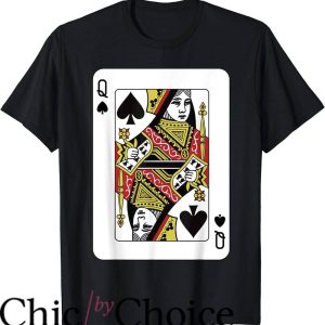 Queen Of Spade T-Shirt Queen Of Spade Playing Card Poker