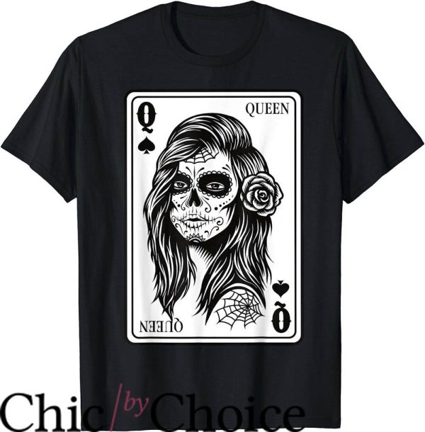 Queen Of Spade T-Shirt Queen Of Spade Queen Skull