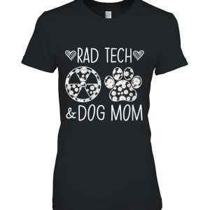 Rad Tech And Dog Mom Cute Flowers Mother’s Day Gift