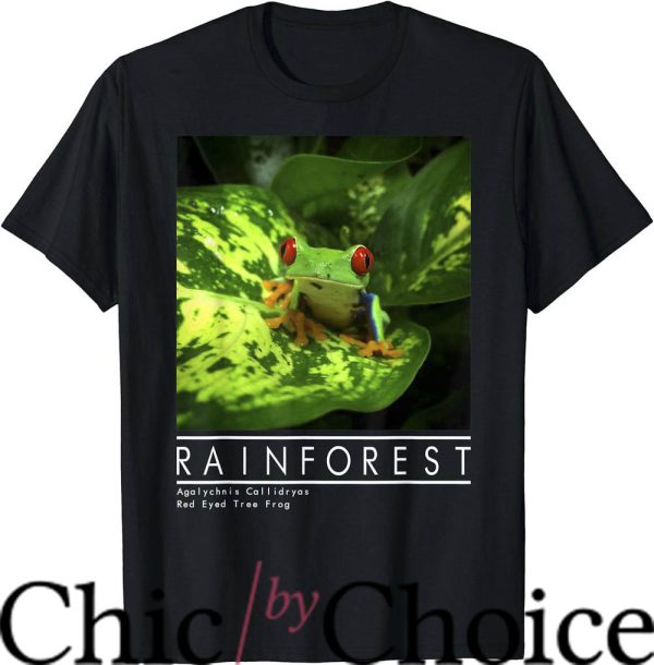 Rainforest Cafe T-Shirt Red Eyed Frog Rainforest Amphibian