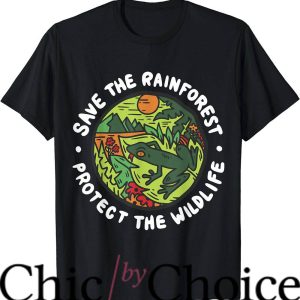 Rainforest Cafe T-Shirt Save The Rainforest Environmental