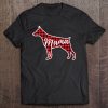 Red Plaid Mama Doberman Dog Mom Buffalo Pajama