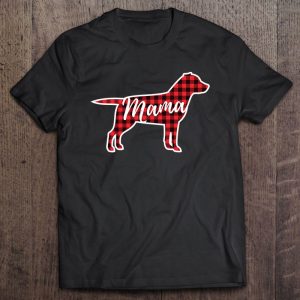 Red Plaid Mama Labrador Retriever Dog Mom Buffalo