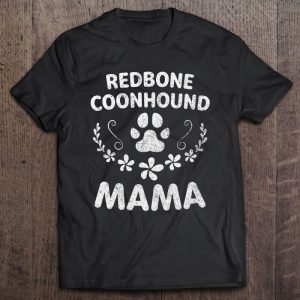 Reds Lover Funny Dog Mom Gifts Redbone Coonhound Mama