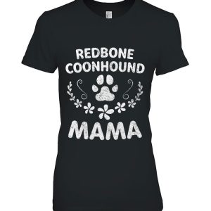 Reds Lover Funny Dog Mom Gifts Redbone Coonhound Mama