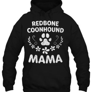 Reds Lover Funny Dog Mom Gifts Redbone Coonhound Mama 3