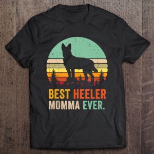 Retro Best Red Blue Heeler Momma Australian Cattle Dog Mom