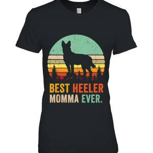 Retro Best Red Blue Heeler Momma Australian Cattle Dog Mom