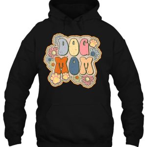 Retro Dog Mom Flower For Mom Dad Dog Men Women 3