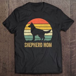 Retro German Shepherd Mom Gift Dog Mom