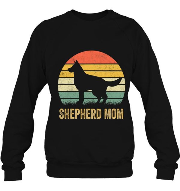 Retro German Shepherd Mom Gift Dog Mom