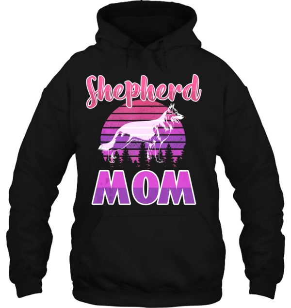 Retro German Shepherd Shirt Sunset Shepherd Dog Dad Dog Mom Tank Top