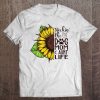 Rockin The Dog Mom And Aunt Life Funny Sunflower Dog Lady Tank Top