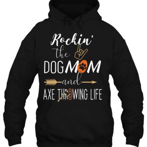 Rockin The Dog Mom And Axe Throwing Life Funny Hatchet Darts 3