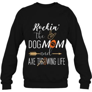 Rockin The Dog Mom And Axe Throwing Life Funny Hatchet Darts 4