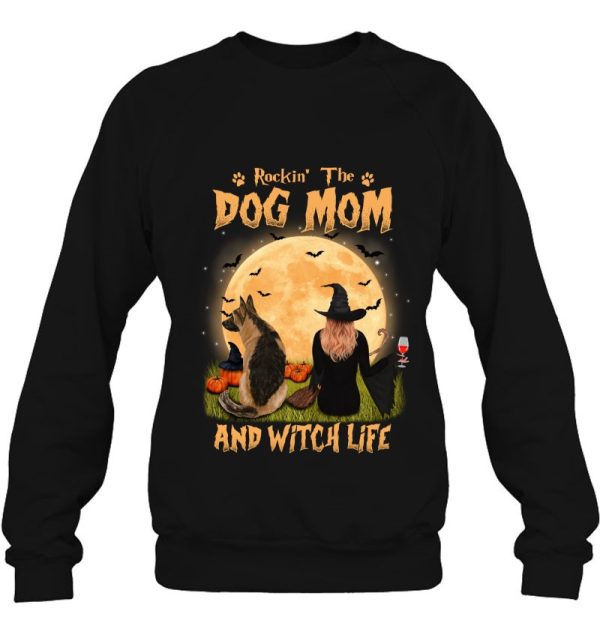 Rocking The Dog Mom And Witch Life German Shepherd Halloween