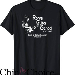 Rory Gallagher T-Shirt Roys Guitar School Est 1948