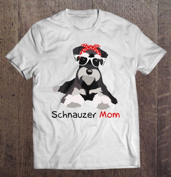 Schnauzer Mom Bandana Womens Schnauzer Dog