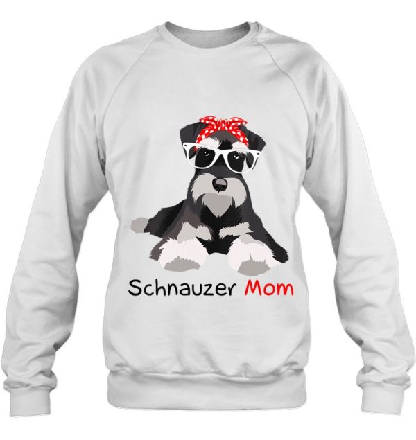 Schnauzer Mom Bandana Womens Schnauzer Dog