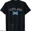 Scotland 150th Anniversary T-Shirt For Faded Scottish Flag