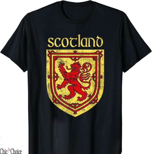 Scotland 150th Anniversary T-Shirt Rampant Lion Coat Of Arms