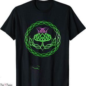 Scotland 150th Anniversary T-Shirt The Thistle Celtic Knot