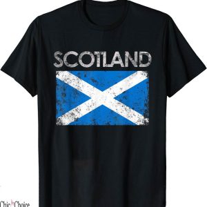 Scotland 150th Anniversary T-Shirt Vintage UK Scottish Flag