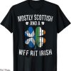 Scotland 150th Anniversary T-Shirt Wee Bit Irish Patrick Day