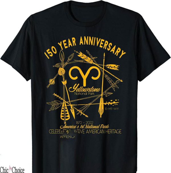 Scotland 150th Anniversary T-Shirt Yellowstone Memorabilia