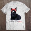 Scottish Terrier Mom Bandana Womens Scottie Dog Raglan Baseball