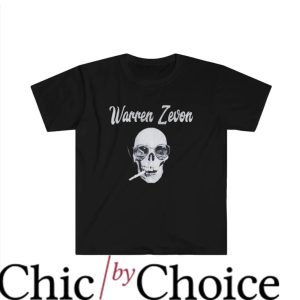 Warren Zevon T-Shirt Warren Zevon Skull Tee Music