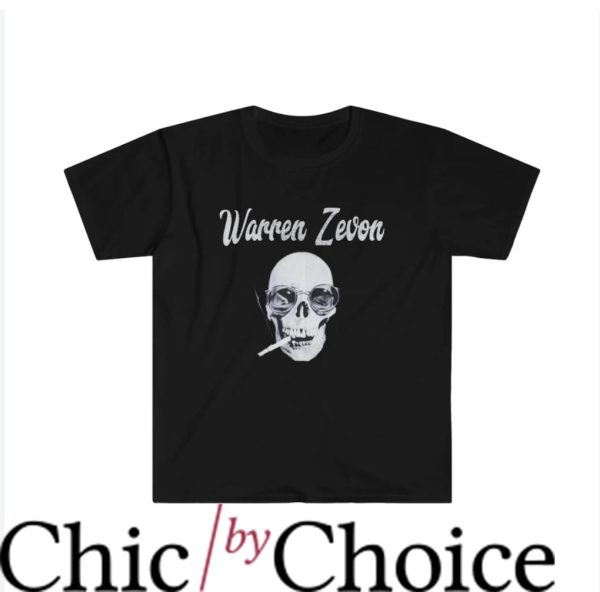 Warren Zevon T-Shirt Warren Zevon Skull Tee Music