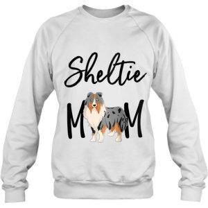 Sheltie Shelties Merle Sheltie Mom Raglan Baseball 4