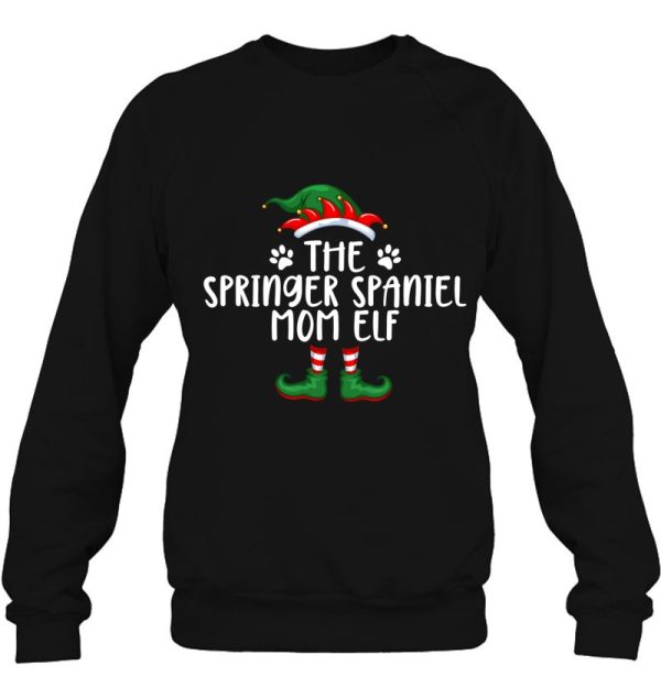 Springer Spaniel Mom Dog Elf Christmas X Mas Pajama Women