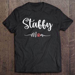 Staffy Dog Mom Gift Womens American Staffordshire Lovers