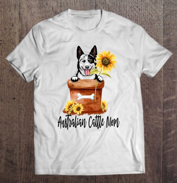 Sunflower Australian Cattle Mom Dog Lover Gifts