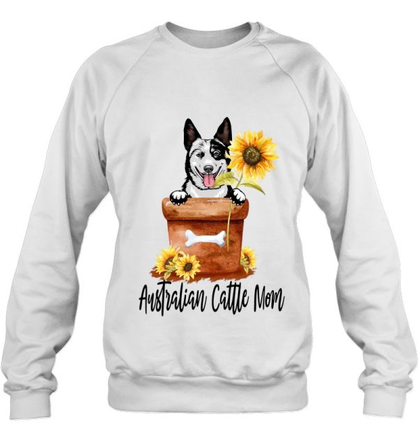 Sunflower Australian Cattle Mom Dog Lover Gifts