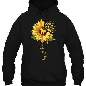 Sunflower Pitbull Mom Dog Lover Mothers Day Dog 3