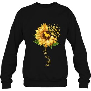 Sunflower Pitbull Mom Dog Lover Mothers Day Dog 4