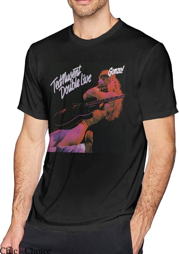 Ted Nugent T-Shirt Gonzo Douible Live T-Shirt Trending