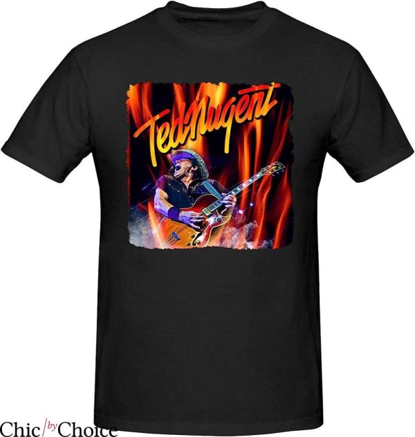 Ted Nugent T-Shirt Performing Singer T-Shirt Trending