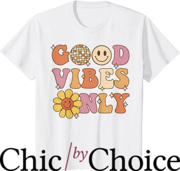 The Good T-Shirt Good Vibes Only Peace Love Trending