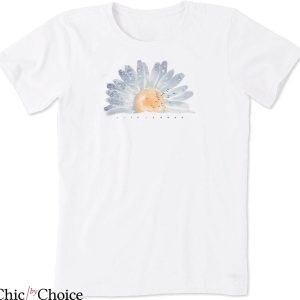 The Good T-Shirt Watercolor Daisy Birds T-Shirt Trending