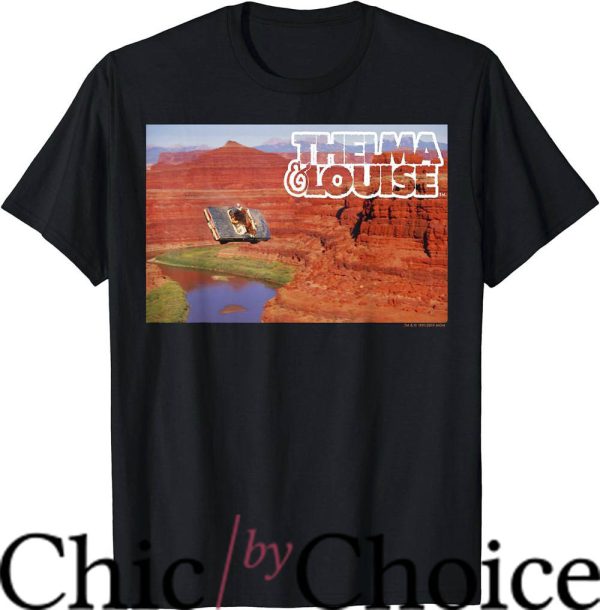 Thelma And Louise T-Shirt Flying Car Portrait T-Shirt Movie