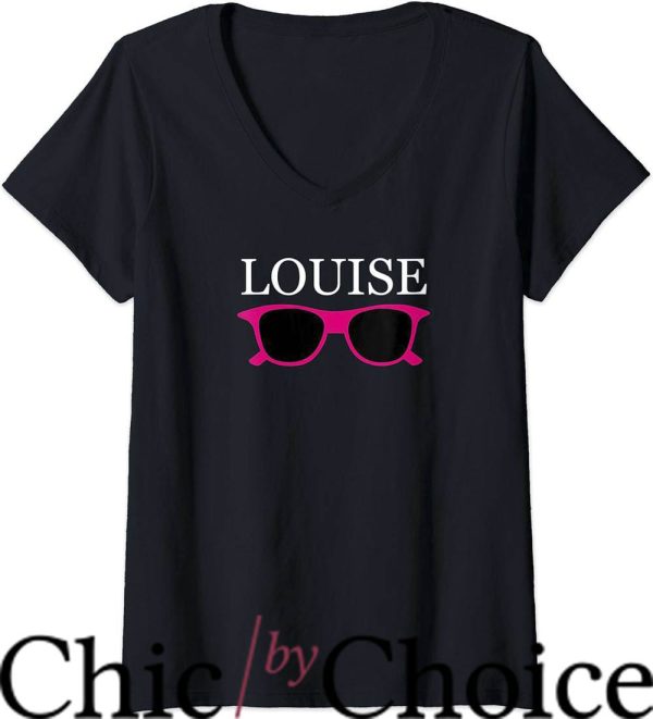 Thelma And Louise T-Shirt Louise Pink Glasses Tee Movie