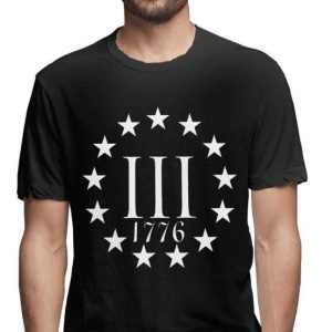 Three Percenters T-Shirt 1776 Star