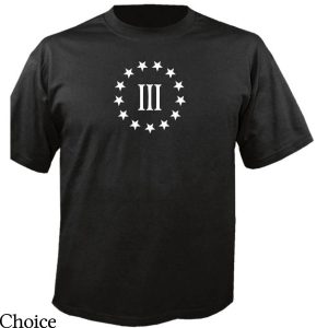 Three Percenters T-Shirt American Patriot 3 Stars