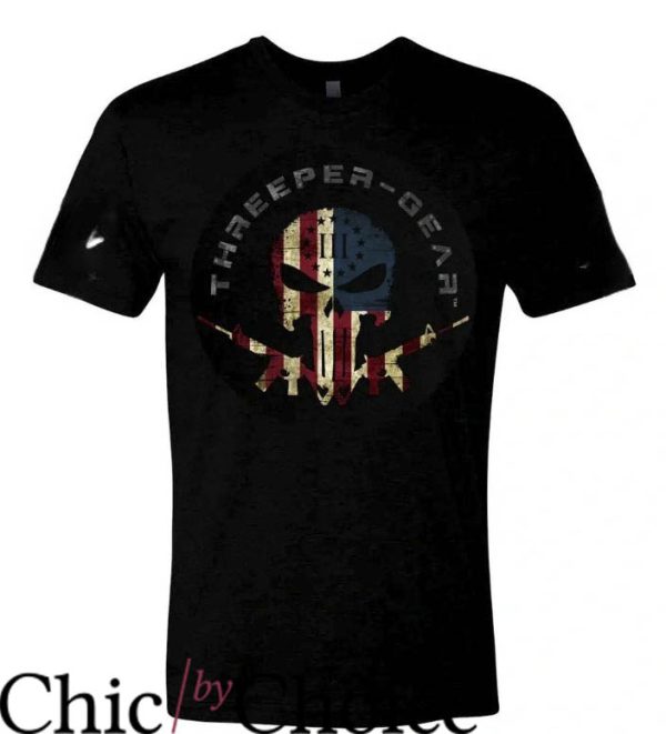 Three Percenters T-Shirt American Threeper Gear