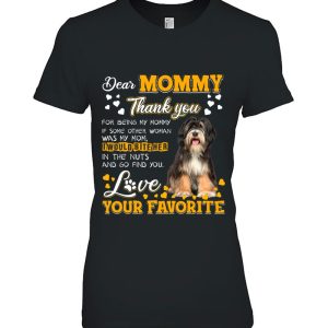 Tibetan Terrier Dear Mommy Thank You For Being My Mommy