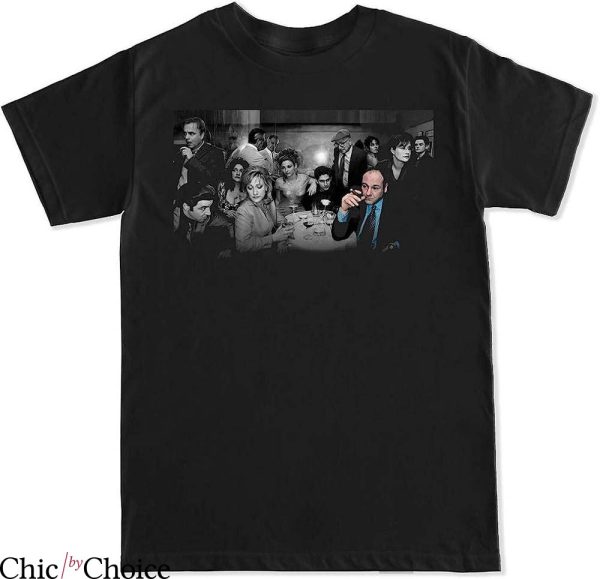 Tony Soprano T-Shirt He Is Smoking T-Shirt Movie